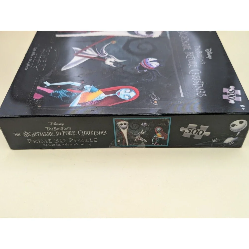 Disney Nightmare Before Christmas Prime 3D Jigsaw Puzzle 500 Pcs Jack Sally *
